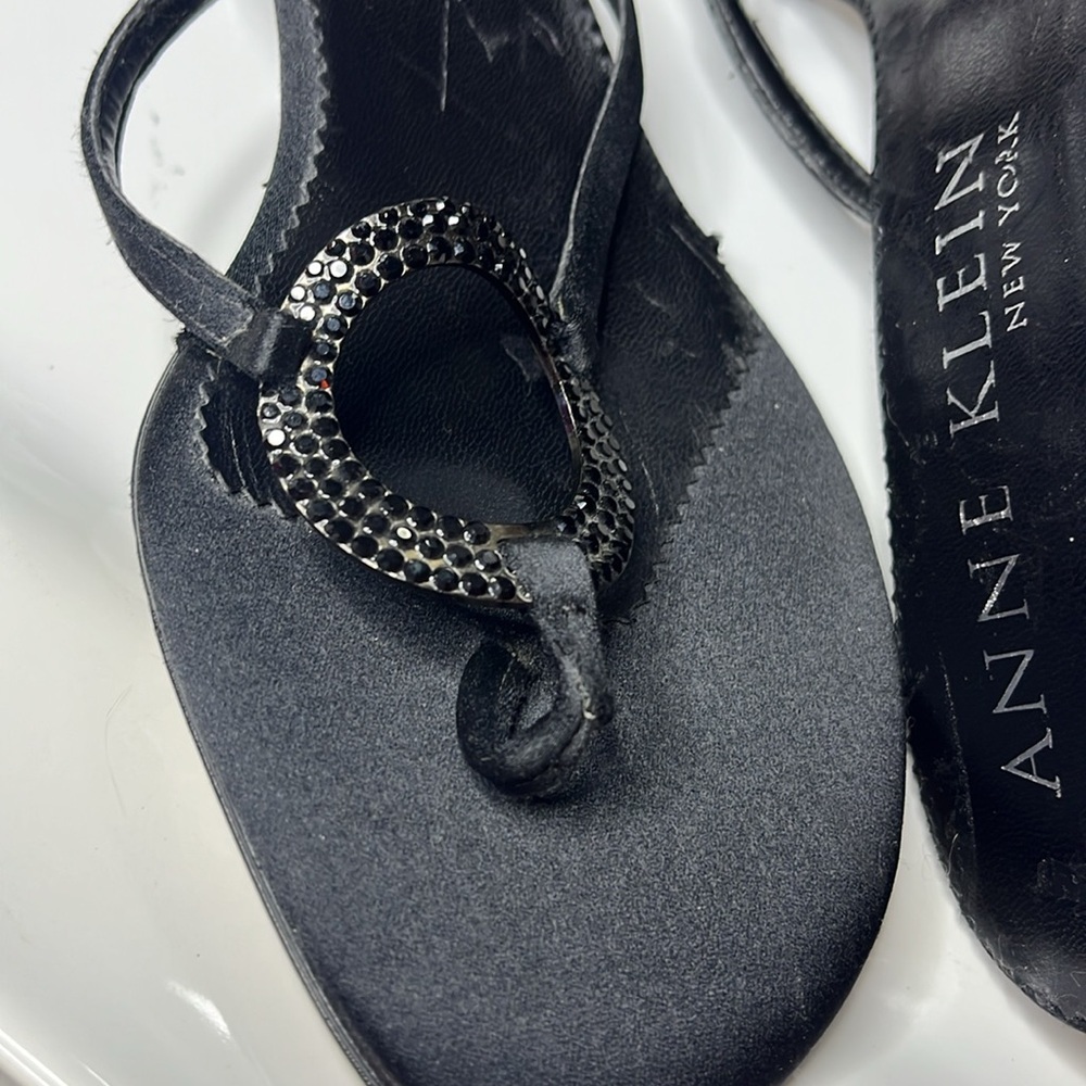 Anne Klein Black Women's Sandals - Picture 12 of 12